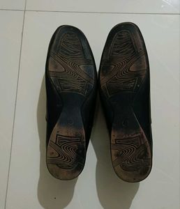 Classic Black Leather Loafer Shoes