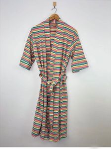 Colorful Striped Robe