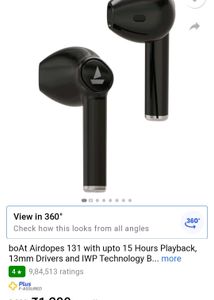 boAt Airdopes 131, Upto 15Hrs Back-up 13mm Drivers