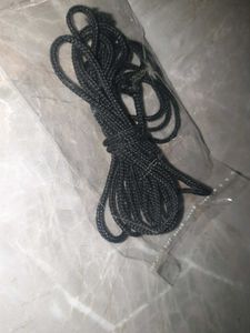 Black Braided Rope Cord