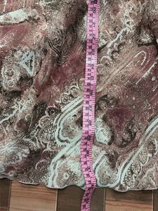 Boho Paisley Print Flowy Midi Skirt