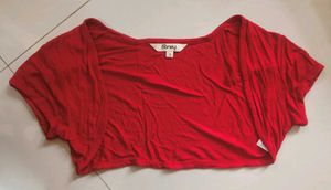 Red Bolero Shrug Top