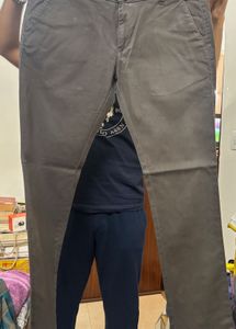Provogue Men's Grey Chinos