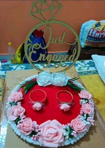 Engagement Ring Decoration Thali