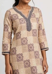 Embroidered Patterned Dress