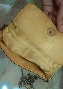 Sparkly Chain Clutch Bag