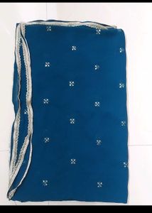 Stunning Blue Sequined Lehenga Choli