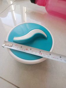 Stylish Teal & White Curling Stone Organizer