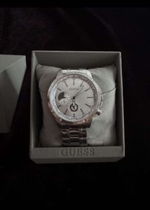 Elegant GUESS Silver Watch