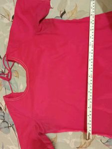 Melange Vibrant Pink Short Kurta