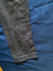 charcoal black sport Heathered Leggings