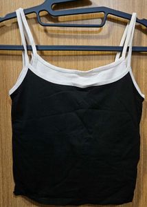 Black &amp; White Tank Top