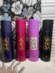 Vanesa Body Deodrant Set of 4 😍💖