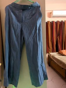 🩵Stylish Blue Wide-Leg Trousers🩵