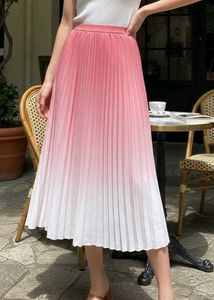 Pleated Ombre Skirt