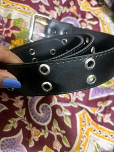 Edgy Studded Chain Belt