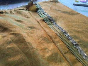 Beautiful Yellow Silk Saree