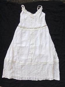 White Flared Dress
