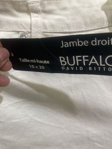 Classic White Denim Jeans