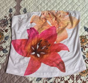 savana floral Tube top - S