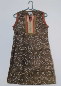 Svelte Brown Kurta