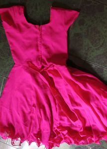 Pink Embellished frock