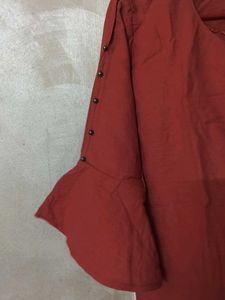 Stylish Rust Ethnic top