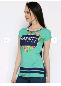 Varsity League Floral Print T-Shirt – Casual &amp; Chi