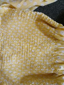 butter yellow Midi Dress