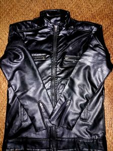 Black Faux Leather Jacket