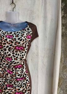 Leopard Print Bodycon Mini Dress