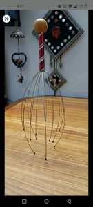 Foldable Fan+head massager