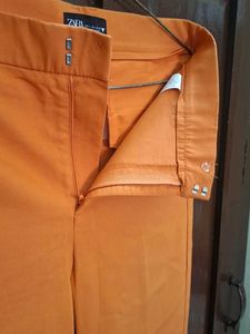 Orange Flare Pants