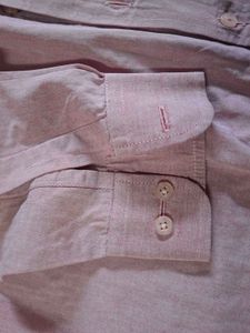 Men's Pink Long Sleeve Shirt