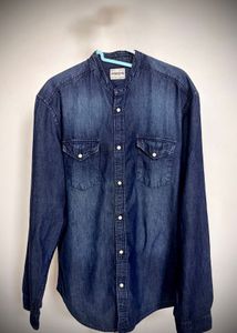 Men's Denim fade look SHIRT