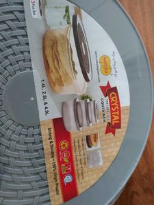 Nakoda Crystal Food Container Set of 3