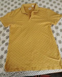 Men's Mustard Polo T-Shirt 👕