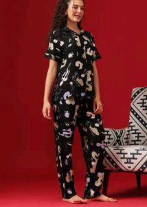 Cute Abstract Print night suit