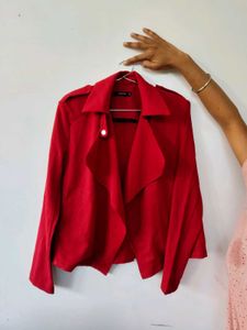 Red Casual Jacket