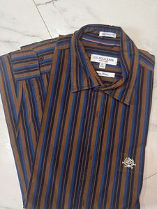 US Polo Assn. Striped Tailored Fit Shirt