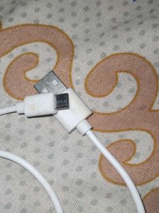 White USB Charging Cable