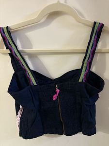 *RARE FIND* Embroidered Crop Top
