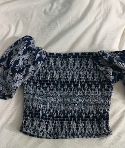 Stylish Smocked crop top