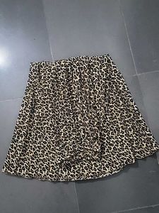 Leopard Print Maxi Skirt  strechable upto 4xl