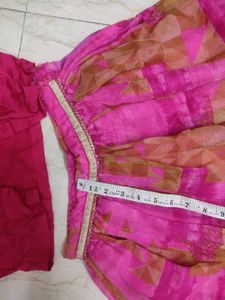 Vibrant Pink Ethnic Lehenga Choli Set