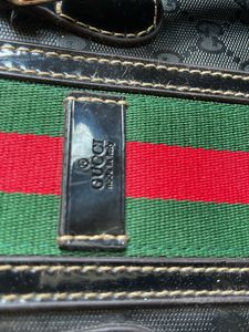 Gucci Black Monogram Handbag