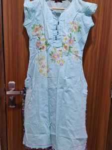 Elegant pure cotton branded kurta