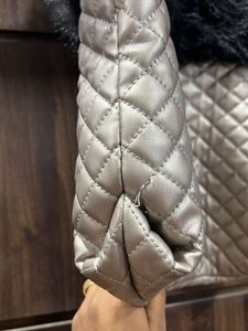 Spacious Copper Fur Bag