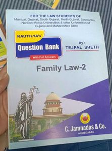 Kautilya's Family Law-2 Question Bank