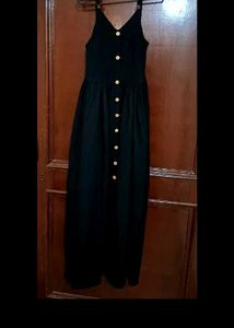 Black Button-Up Maxi Dress 💫